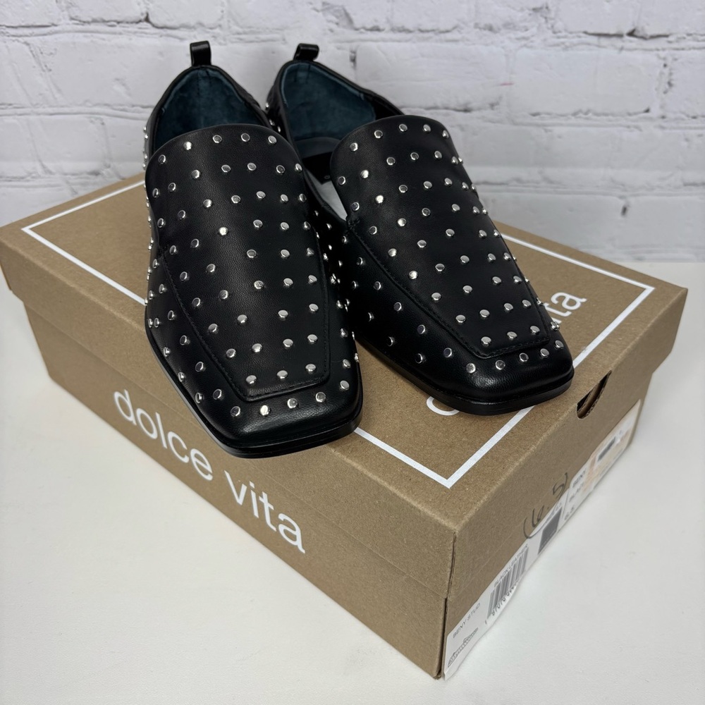 Dolce Vita Beny Stud Loafer Black Women's 6.5